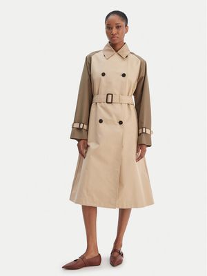 Płaszcz damski casual Weekend Max Mara ze sklepu: MODIVO w kategorii: Płaszcze damskie - zdjęcie WP-EBWP-BKLVO-LN0_0000305999535