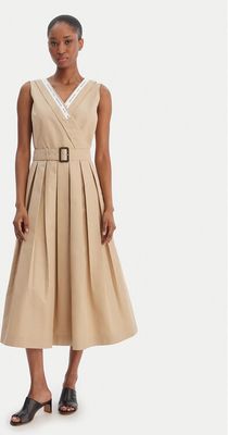 Sukienka rozkloszowana Weekend Max Mara ze sklepu: MODIVO w kategorii: Sukienki - zdjęcie WP-EBWP-BKLVO-LN0_0000305999832