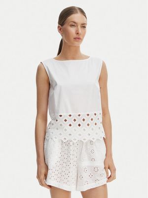 Max Mara Beachwear - Bluzka damska na lato ze sklepu: MODIVO w kategorii: Bluzki damskie - zdjęcie WP-EBWP-BKLVO-LN0_0000306000193