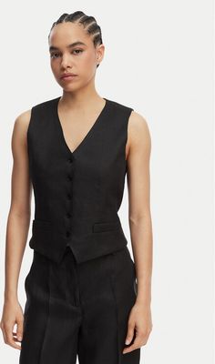 Kamizelka damska jesienna casual Weekend Max Mara ze sklepu: MODIVO w kategorii: Kamizelki damskie - zdjęcie WP-EBWP-BKLVO-LN0_0000306000490