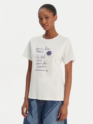 Bluzka damska w stylu młodzieżowym Weekend Max Mara ze sklepu: MODIVO w kategorii: Bluzki damskie - zdjęcie WP-EBWP-BKLVO-LN0_0000306000957