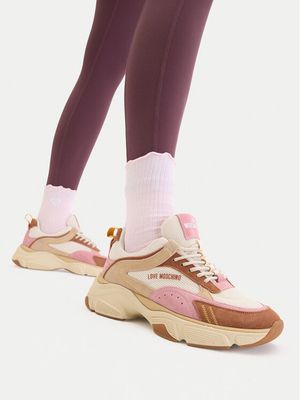 Buty sportowe damskie na wiosnę Love Moschino ze sklepu: MODIVO w kategorii: Buty sportowe damskie - zdjęcie WP-EBWP-BKLVO-LN0_0000306002562