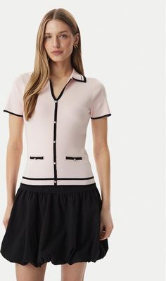 Sweter damski casual Morgan ze sklepu: MODIVO w kategorii: Swetry damskie - zdjęcie WP-EBWP-BKLVO-LN0_0000306014053