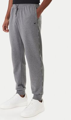 Spodnie męskie sportowe Emporio Armani Underwear ze sklepu: MODIVO w kategorii: Spodnie męskie - zdjęcie WP-EBWP-BKLVO-LN0_0000306019553