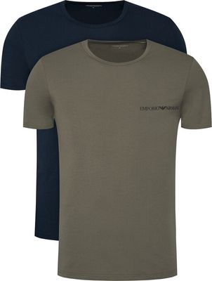 T-shirt męski casual Emporio Armani Underwear ze sklepu: MODIVO w kategorii: T-shirty męskie - zdjęcie WP-EBWP-BKLVO-LN0_0000306019706