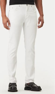 Jeansy męskie casual na wiosnę Karl Lagerfeld ze sklepu: MODIVO w kategorii: Jeansy męskie - zdjęcie WP-EBWP-BKLVO-LN0_0000306023536