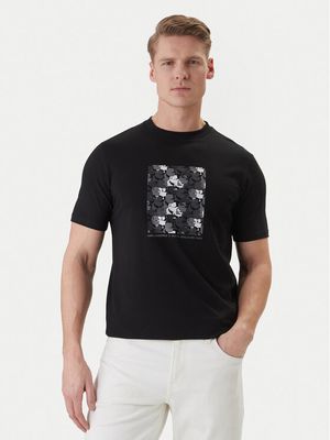 T-shirt męski na wiosnę Karl Lagerfeld ze sklepu: MODIVO w kategorii: T-shirty męskie - zdjęcie WP-EBWP-BKLVO-LN0_0000306023635
