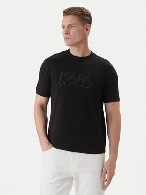 T-shirt męski młodzieżowy Karl Lagerfeld ze sklepu: MODIVO w kategorii: T-shirty męskie - zdjęcie WP-EBWP-BKLVO-LN0_0000306023642