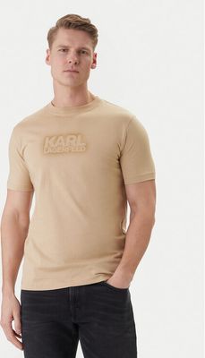 T-shirt męski młodzieżowy Karl Lagerfeld ze sklepu: MODIVO w kategorii: T-shirty męskie - zdjęcie WP-EBWP-BKLVO-LN0_0000306023772