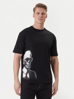 T-shirt męski wiosenny Karl Lagerfeld ze sklepu: MODIVO w kategorii: T-shirty męskie - zdjęcie WP-EBWP-BKLVO-LN0_0000306023826