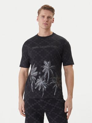 Karl Lagerfeld - T-shirt męski na wiosnę ze sklepu: MODIVO w kategorii: T-shirty męskie - zdjęcie WP-EBWP-BKLVO-LN0_0000306023833