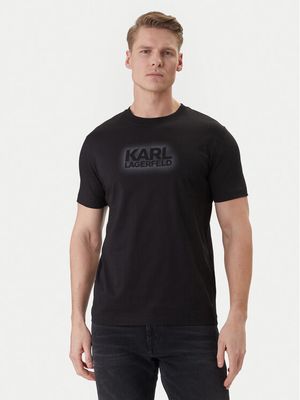 Karl Lagerfeld - T-shirt męski wiosenny ze sklepu: MODIVO w kategorii: T-shirty męskie - zdjęcie WP-EBWP-BKLVO-LN0_0000306023840