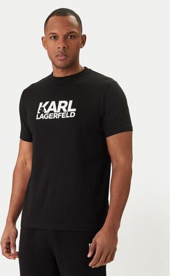 T-shirt męski młodzieżowy Karl Lagerfeld ze sklepu: MODIVO w kategorii: T-shirty męskie - zdjęcie WP-EBWP-BKLVO-LN0_0000306023918