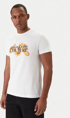 T-shirt męski Versace Jeans Couture ze sklepu: MODIVO w kategorii: T-shirty męskie - zdjęcie WP-EBWP-BKLVO-LN0_0000306025325