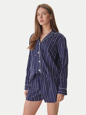 Piżama z nadrukami LAUREN RALPH LAUREN ze sklepu: MODIVO w kategorii: Piżamy damskie - zdjęcie WP-EBWP-BKLVO-LN0_0000306040809