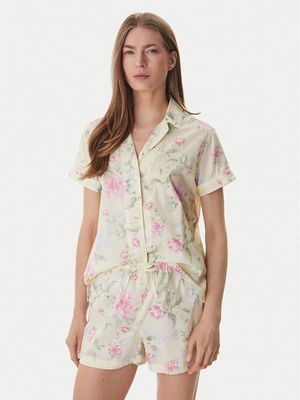LAUREN RALPH LAUREN - Piżama w kwiaty ze sklepu: MODIVO w kategorii: Piżamy damskie - zdjęcie WP-EBWP-BKLVO-LN0_0000306040830