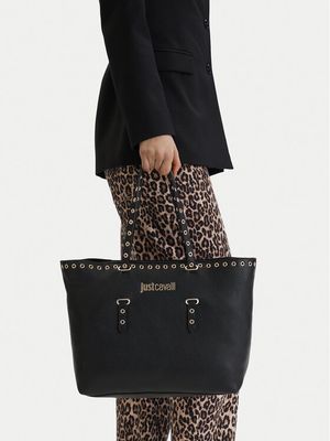 Just Cavalli - Shopper bag elegancka ze sklepu: MODIVO w kategorii: Torby Shopper bag - zdjęcie WP-EBWP-BKLVO-LN0_0000306044722
