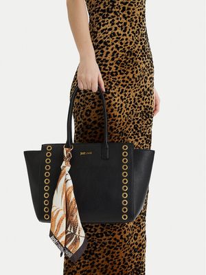 Shopper bag elegancka Just Cavalli ze sklepu: MODIVO w kategorii: Torby Shopper bag - zdjęcie WP-EBWP-BKLVO-LN0_0000306045040
