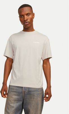 T-shirt męski casual Jack & Jones ze sklepu: MODIVO w kategorii: T-shirty męskie - zdjęcie WP-EBWP-BKLVO-LN0_0000306048362