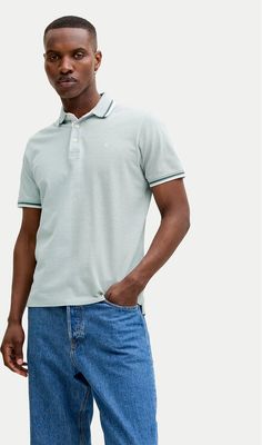T-shirt męski na wiosnę Jack & Jones ze sklepu: MODIVO w kategorii: T-shirty męskie - zdjęcie WP-EBWP-BKLVO-LN0_0000306051799