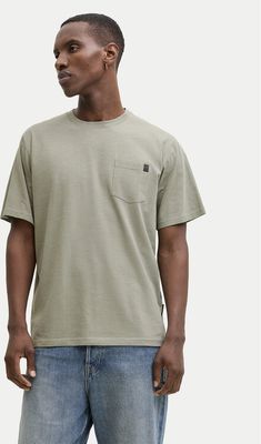 Jack & Jones - T-shirt męski na wiosnę casualowy ze sklepu: MODIVO w kategorii: T-shirty męskie - zdjęcie WP-EBWP-BKLVO-LN0_0000306052833