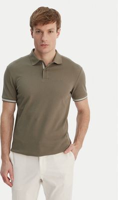 T-shirt męski casual JOOP! Jeans ze sklepu: MODIVO w kategorii: T-shirty męskie - zdjęcie WP-EBWP-BKLVO-LN0_0000306054592