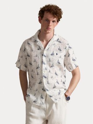Koszula męska z klasycznym kołnierzykiem Polo Ralph Lauren ze sklepu: MODIVO w kategorii: Koszule męskie - zdjęcie WP-EBWP-BKLVO-LN0_0000306062153