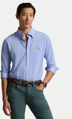 Koszula męska na lato z kołnierzykiem button down Polo Ralph Lauren ze sklepu: MODIVO w kategorii: Koszule męskie - zdjęcie WP-EBWP-BKLVO-LN0_0000306062610