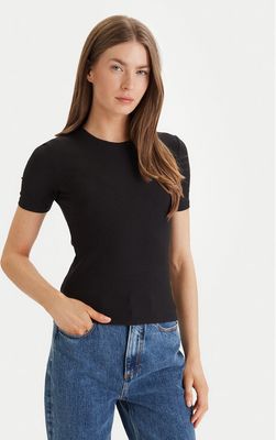 Bluzka damska casual Calvin Klein ze sklepu: MODIVO w kategorii: Bluzki damskie - zdjęcie WP-EBWP-BKLVO-LN0_0000306068094