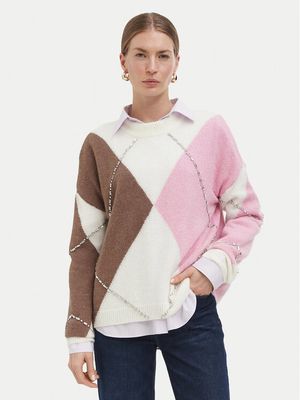 Sweter damski Liu Jo ze sklepu: MODIVO w kategorii: Swetry damskie - zdjęcie WP-EBWP-BKLVO-LN0_0000306068537