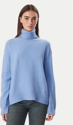 Sweter damski casualowy Liu Jo ze sklepu: MODIVO w kategorii: Swetry damskie - zdjęcie WP-EBWP-BKLVO-LN0_0000306068612