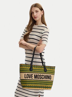 Torba letnia wakacyjna Love Moschino ze sklepu: MODIVO w kategorii: Torby letnie - zdjęcie WP-EBWP-BKLVO-LN0_0000306070233