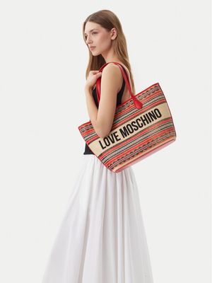 Torba letnia wakacyjna Love Moschino ze sklepu: MODIVO w kategorii: Torby letnie - zdjęcie WP-EBWP-BKLVO-LN0_0000306070264