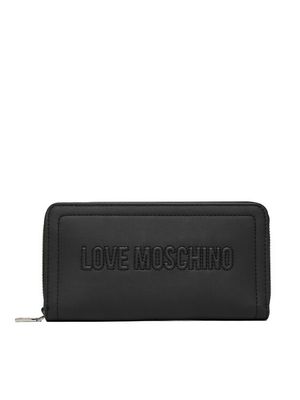Portfel damski elegancki Love Moschino ze sklepu: MODIVO w kategorii: Portfele damskie - zdjęcie WP-EBWP-BKLVO-LN0_0000306070349
