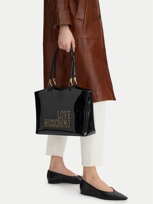 Love Moschino - Shopper bag elegancka ze sklepu: MODIVO w kategorii: Torby Shopper bag - zdjęcie WP-EBWP-BKLVO-LN0_0000306070592