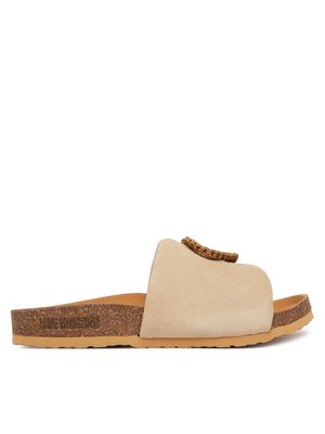 Klapki damskie na lato Love Moschino ze sklepu: MODIVO w kategorii: Klapki damskie - zdjęcie WP-EBWP-BKLVO-LN0_0000306072862