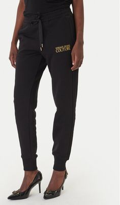 Spodnie damskie Versace Jeans Couture ze sklepu: MODIVO w kategorii: Spodnie damskie - zdjęcie WP-EBWP-BKLVO-LN0_0000306072893