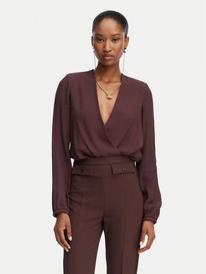 Bluzka damska jesienna casual Elisabetta Franchi ze sklepu: MODIVO w kategorii: Bluzki damskie - zdjęcie WP-EBWP-BKLVO-LN0_0000306073173