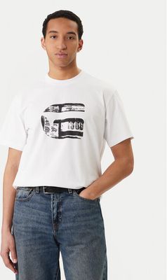 T-shirt męski w stylu młodzieżowym G-Star ze sklepu: MODIVO w kategorii: T-shirty męskie - zdjęcie WP-EBWP-BKLVO-LN0_0000306074231