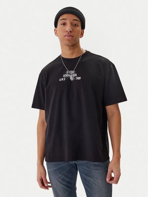 T-shirt męski w stylu młodzieżowym G-Star ze sklepu: MODIVO w kategorii: T-shirty męskie - zdjęcie WP-EBWP-BKLVO-LN0_0000306074309
