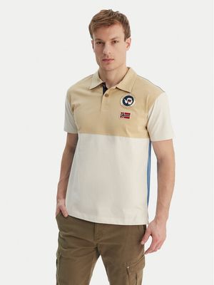 T-shirt męski na wiosnę Napapijri ze sklepu: MODIVO w kategorii: T-shirty męskie - zdjęcie WP-EBWP-BKLVO-LN0_0000306076334