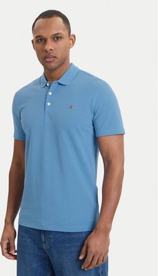 T-shirt męski casual na wiosnę Napapijri ze sklepu: MODIVO w kategorii: T-shirty męskie - zdjęcie WP-EBWP-BKLVO-LN0_0000306076372