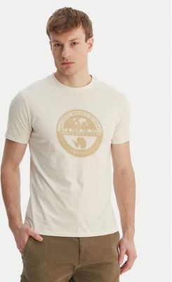 Napapijri - T-shirt męski ze sklepu: MODIVO w kategorii: T-shirty męskie - zdjęcie WP-EBWP-BKLVO-LN0_0000306076686