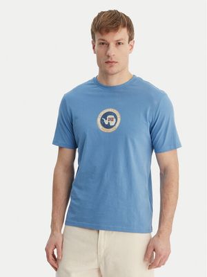 Napapijri - T-shirt męski w stylu młodzieżowym ze sklepu: MODIVO w kategorii: T-shirty męskie - zdjęcie WP-EBWP-BKLVO-LN0_0000306076792