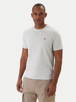 T-shirt męski casual Napapijri ze sklepu: MODIVO w kategorii: T-shirty męskie - zdjęcie WP-EBWP-BKLVO-LN0_0000306076815