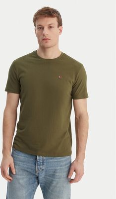 T-shirt męski na wiosnę sportowy Napapijri ze sklepu: MODIVO w kategorii: T-shirty męskie - zdjęcie WP-EBWP-BKLVO-LN0_0000306076839