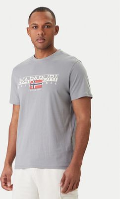 T-shirt męski w stylu młodzieżowym Napapijri ze sklepu: MODIVO w kategorii: T-shirty męskie - zdjęcie WP-EBWP-BKLVO-LN0_0000306076853