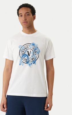 Versace Jeans Couture - T-shirt męski na wiosnę ze sklepu: MODIVO w kategorii: T-shirty męskie - zdjęcie WP-EBWP-BKLVO-LN0_0000306084292