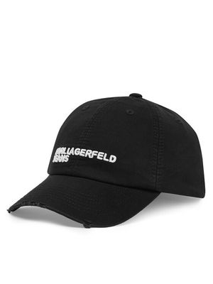 Czapka z daszkiem damska Karl Lagerfeld Jeans ze sklepu: MODIVO w kategorii: Czapki z daszkiem damskie - zdjęcie WP-EBWP-BKLVO-LN0_0000306084865