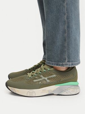 zielony Buty sportowe męskie sportowe sznurowane Premiata ze sklepu: MODIVO w kategorii: Buty sportowe męskie